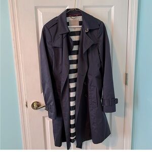 Banana Republic Dark Blue/Purple Trench Coat